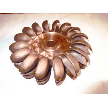 CuSn12 bronze casting pump impeller